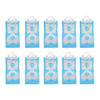 Set of 10 Homesmart Hanging Dehumidifier Bag with Jasmine Fragrance 220g - Blue - White