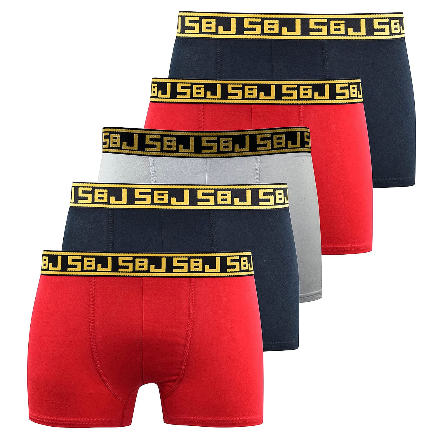 Set of 5 - Smith &amp; Jones 100% Cotton Trunk (Size M) - Multi 7833634 0
