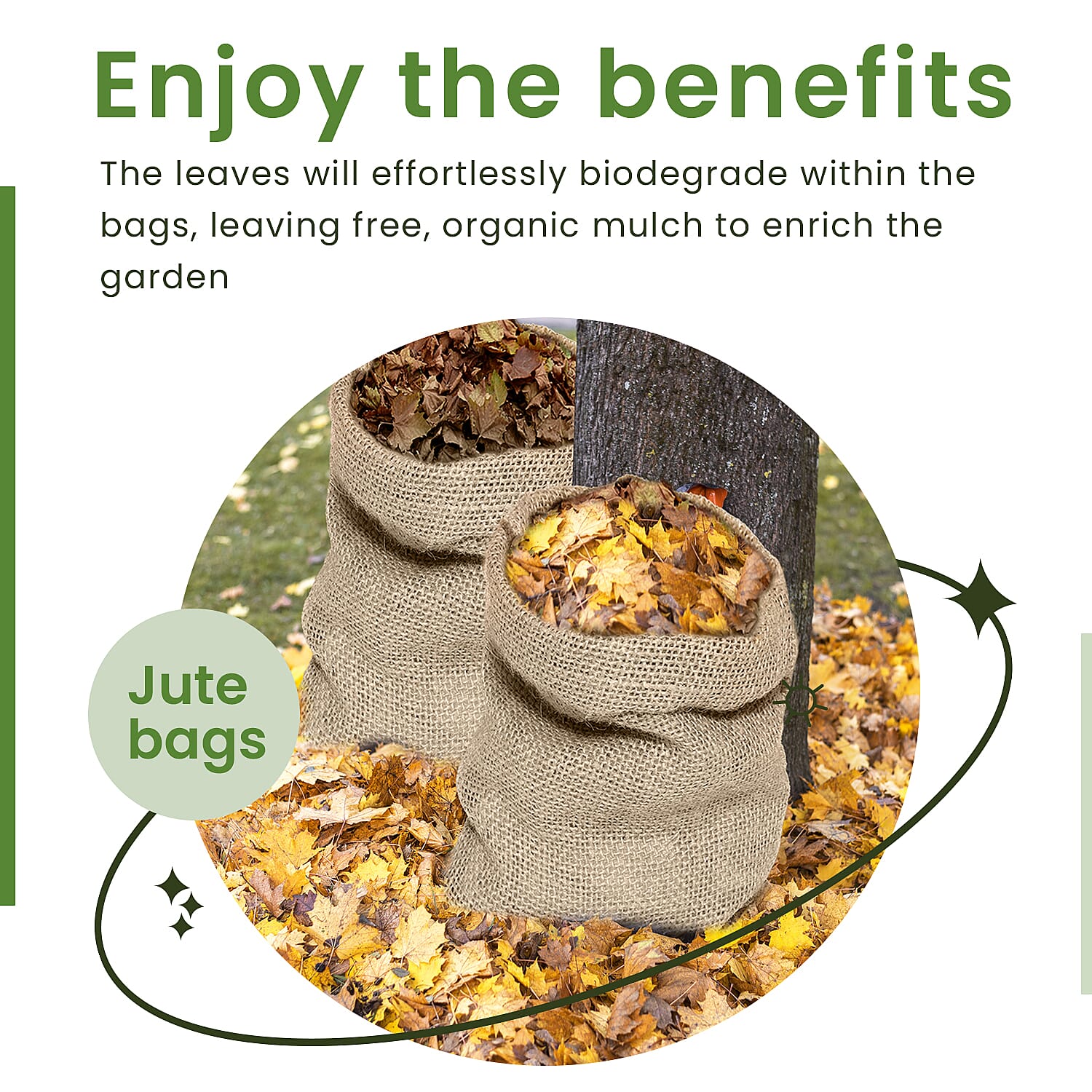 Set of 6 - Biodegradable Garden Bags (Size 95x45 cm) 7320442 3