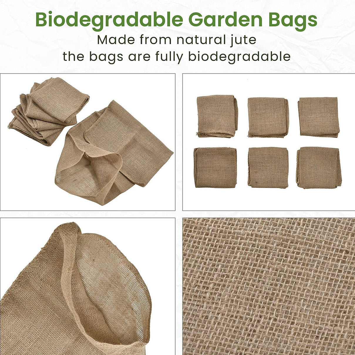 Set of 6 - Biodegradable Garden Bags (Size 95x45 cm) 7320442 5