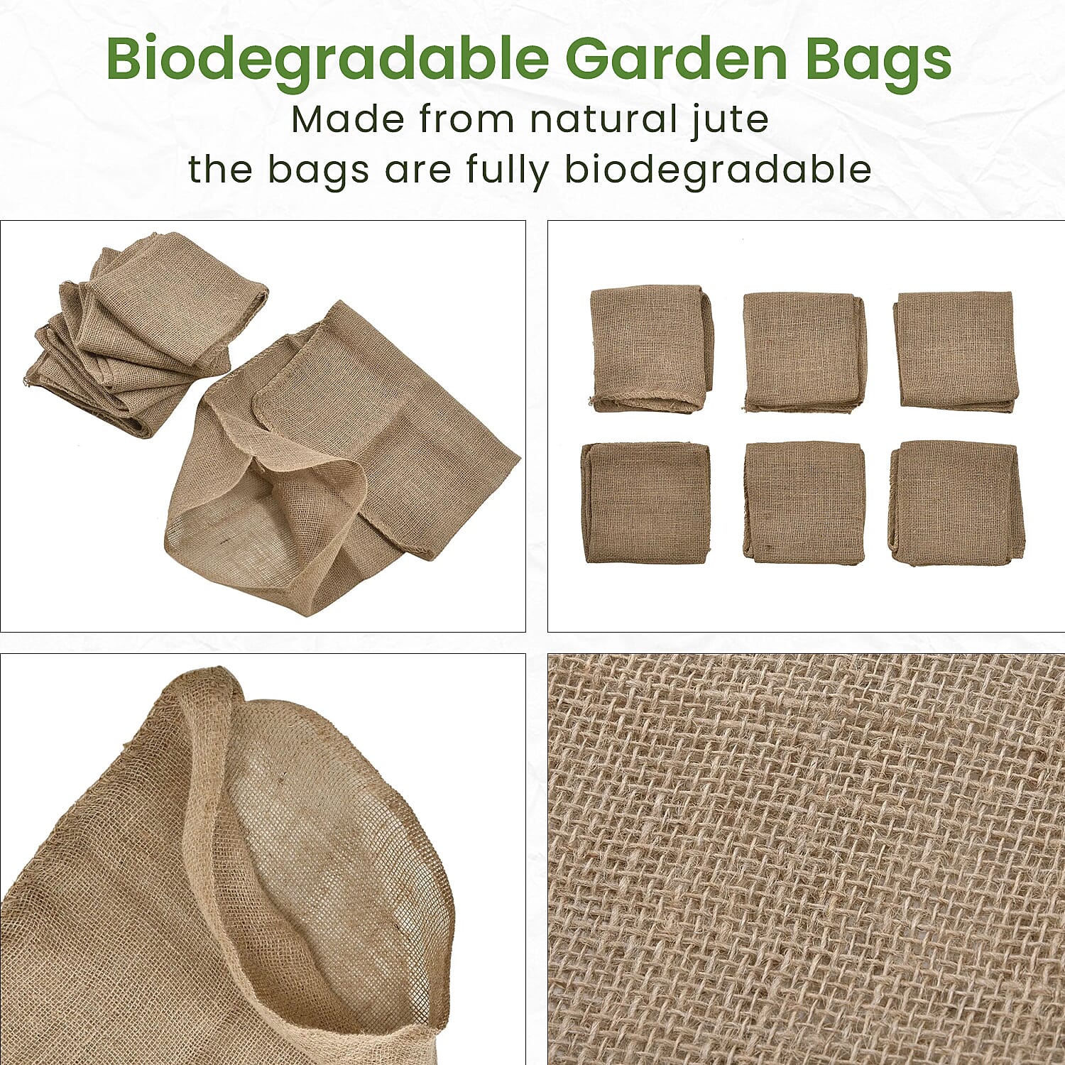 Set of 6 - Biodegradable Garden Bags (Size 95x45 cm) 7320442 5