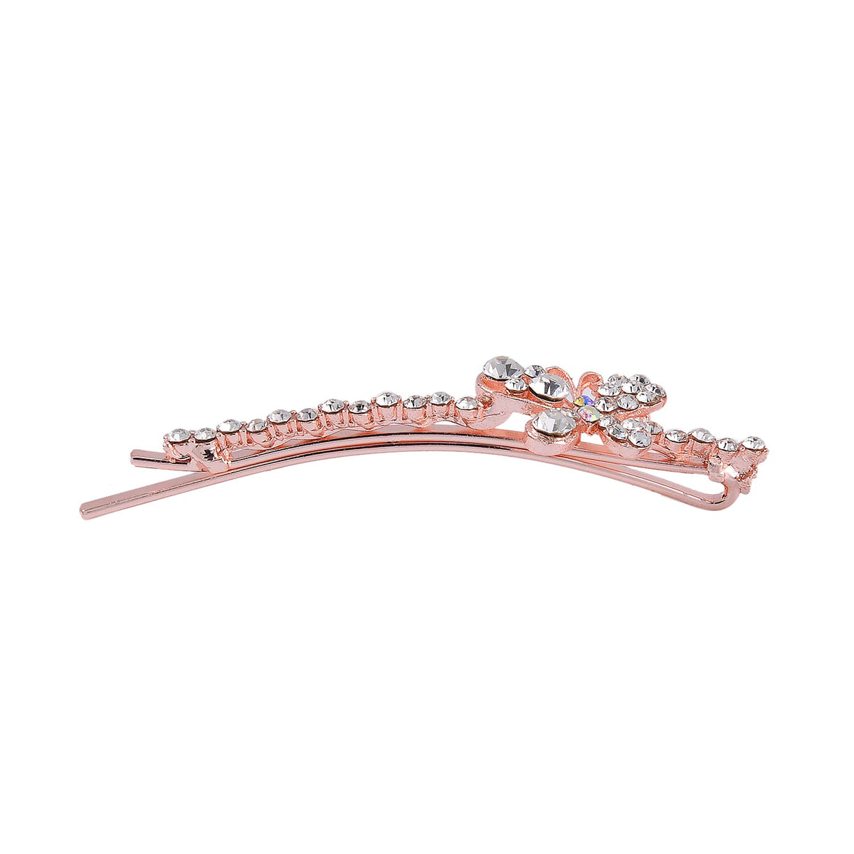 Set of 12 - Multi Austrian Crystal Floral Hair Clips 4237601 2