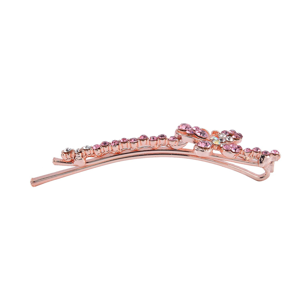 Set of 12 - Multi Austrian Crystal Floral Hair Clips 4237601 7