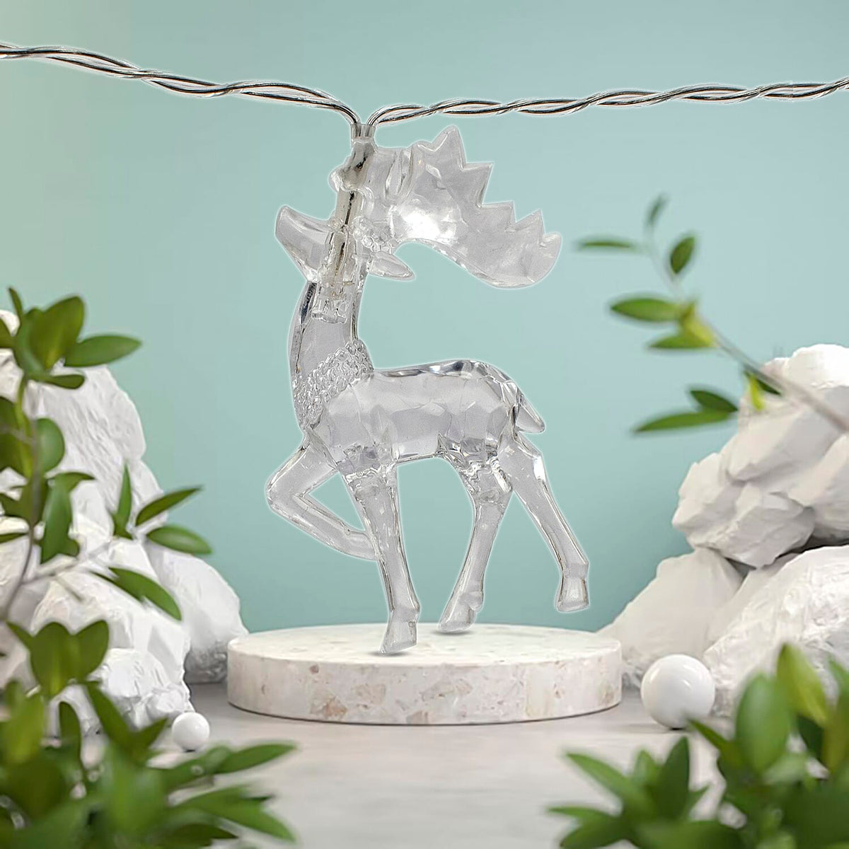 Set of 2 Reindeer String Lights 8727721 2