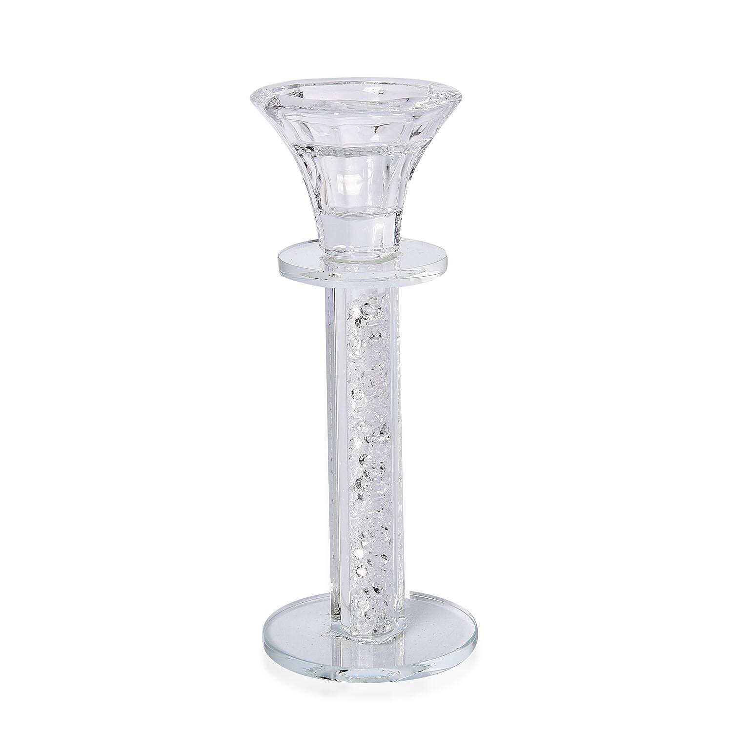 Set of 2 Crystal Candle Holder Size 17x6.5 cm 3455253 2