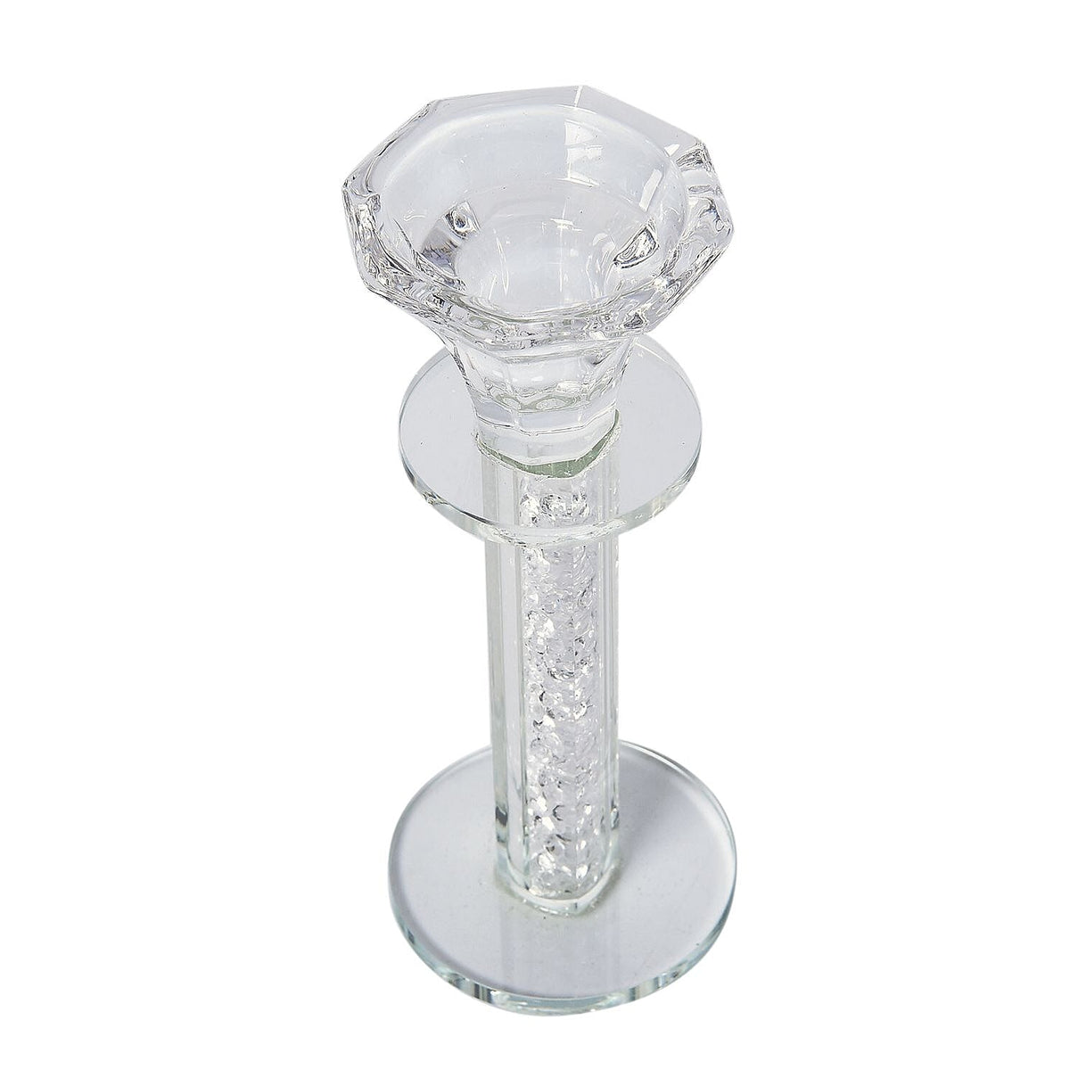 Set of 2 Crystal Candle Holder Size 17x6.5 cm 3455253 3
