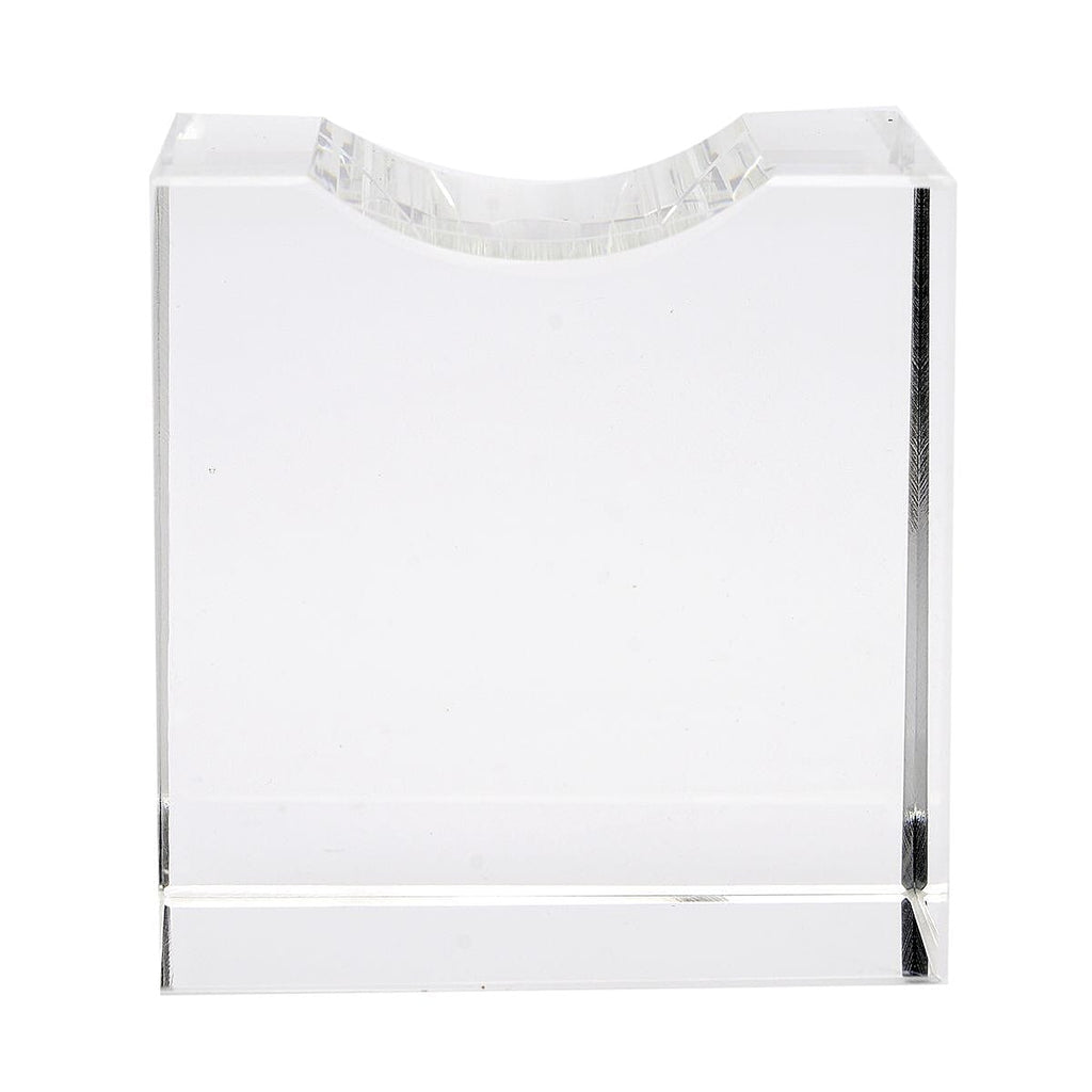 Set of Diamond Shaped Crystal, a Cube Base and a Pair of Gloves - AB Colour (Transparent)