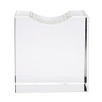 Set of Diamond Shaped Crystal, a Cube Base and a Pair of Gloves - AB Colour (Transparent)