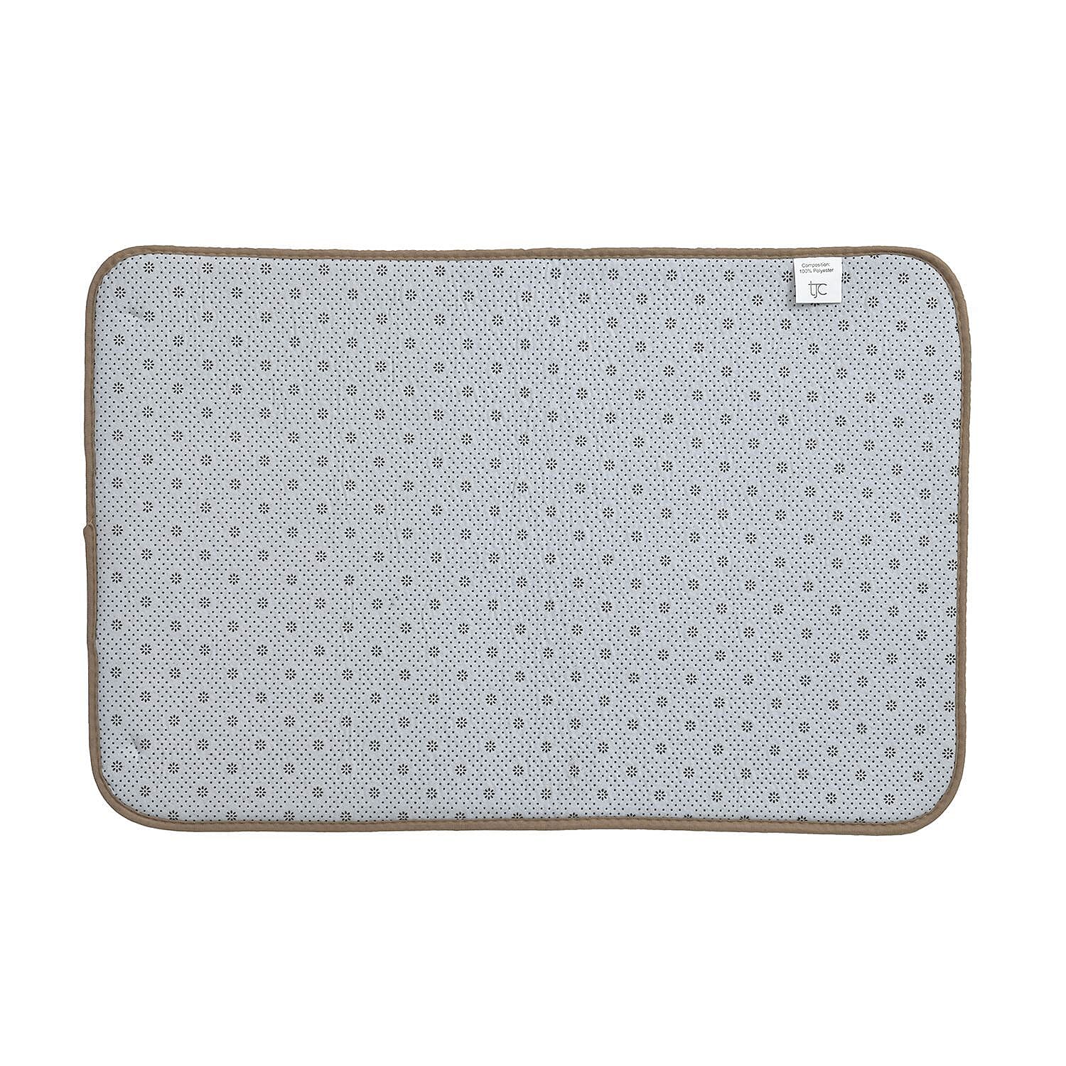 Set of 2 Extra Strong Anti-Slip Bathmat and Toilet Rug - Taupe 7163923 5
