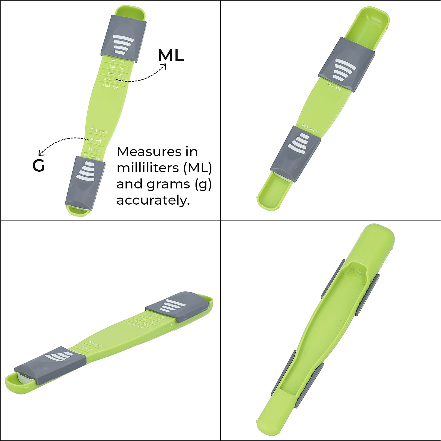 Set of 3 Kitchen Art Adjustable Measuring Teaspoons 7382845 6