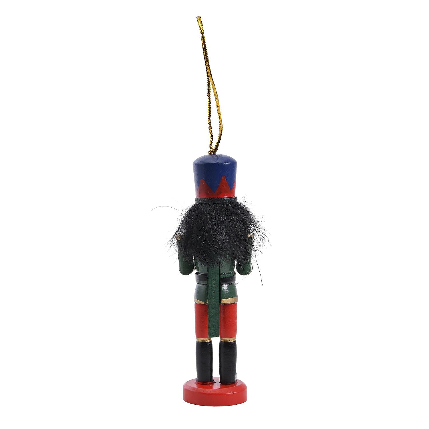 Set of 5 Hanging Wooden Soldier Shaped Nutcrackers - Multi 8900313 5
