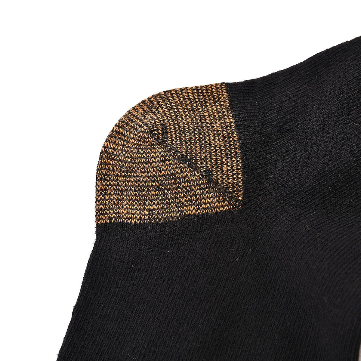 2 Pairs Antibacterial Copper Infused Compression Long Socks (Size L-XL, 9 to13) - Black 7132954 4