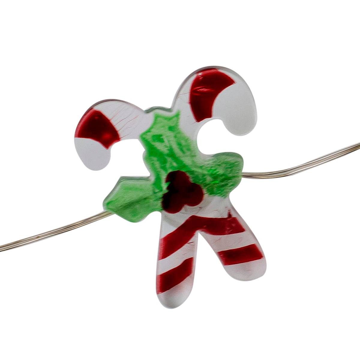 Set of Three Novelty Christmas Lights, Reindeer, Mistletoe and Candy Cane 8727723 1