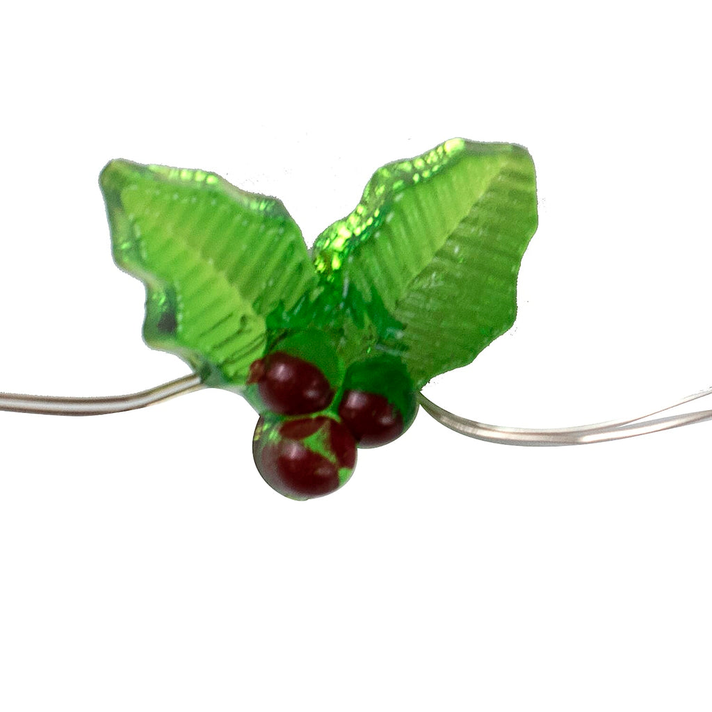 Set of Three Novelty Christmas Lights, Reindeer, Mistletoe and Candy Cane