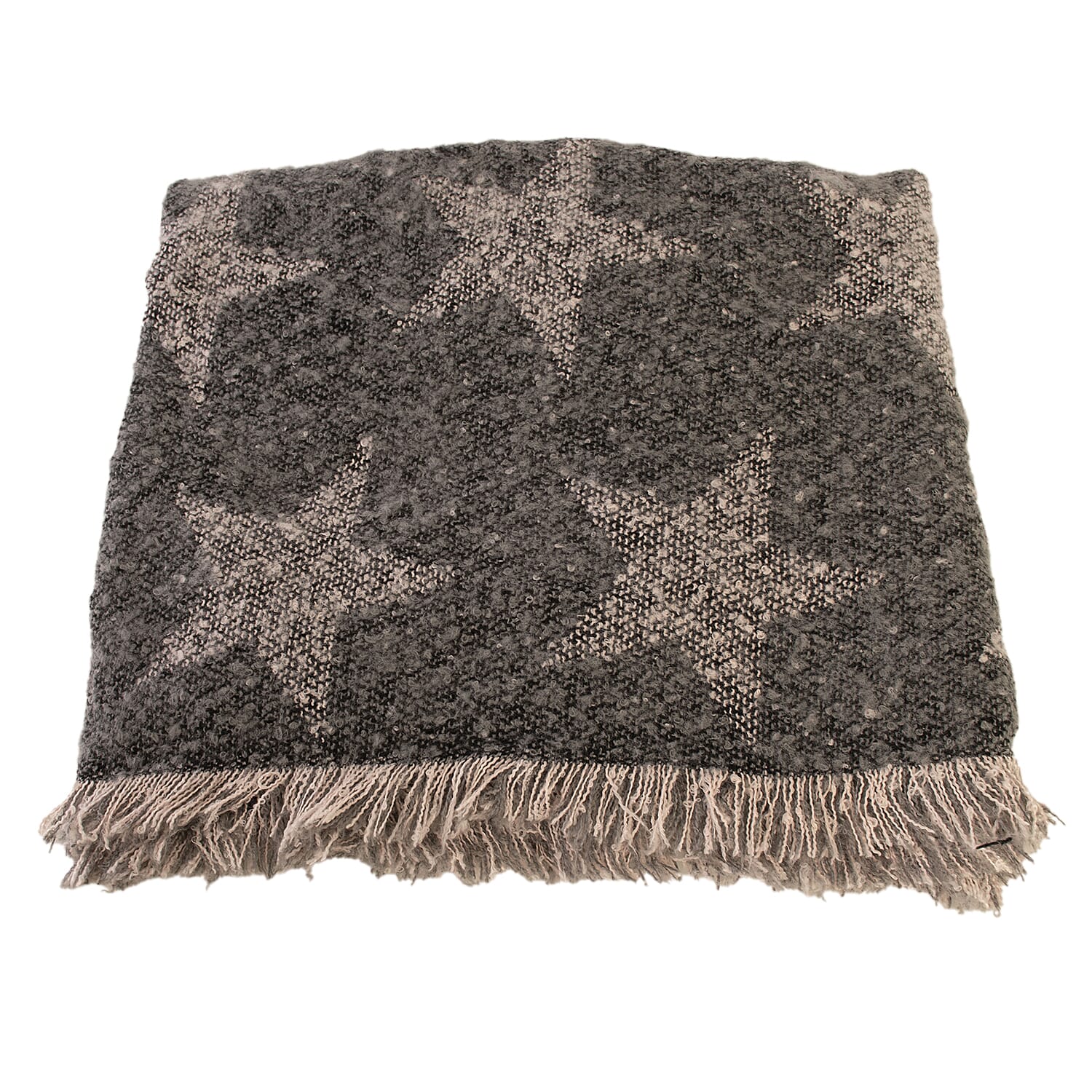 Set of Winter Scarf (Grey) and Gloves (Marroon) 7970226 3