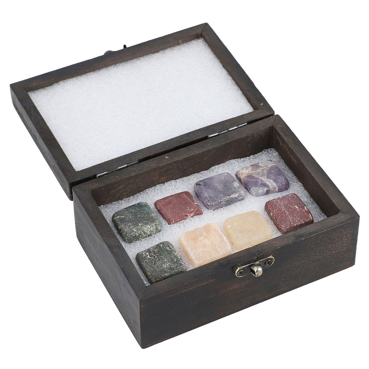 Set of 8 - Whisky Cooling Stone Set in Wooden Box - Multi 8440787 0