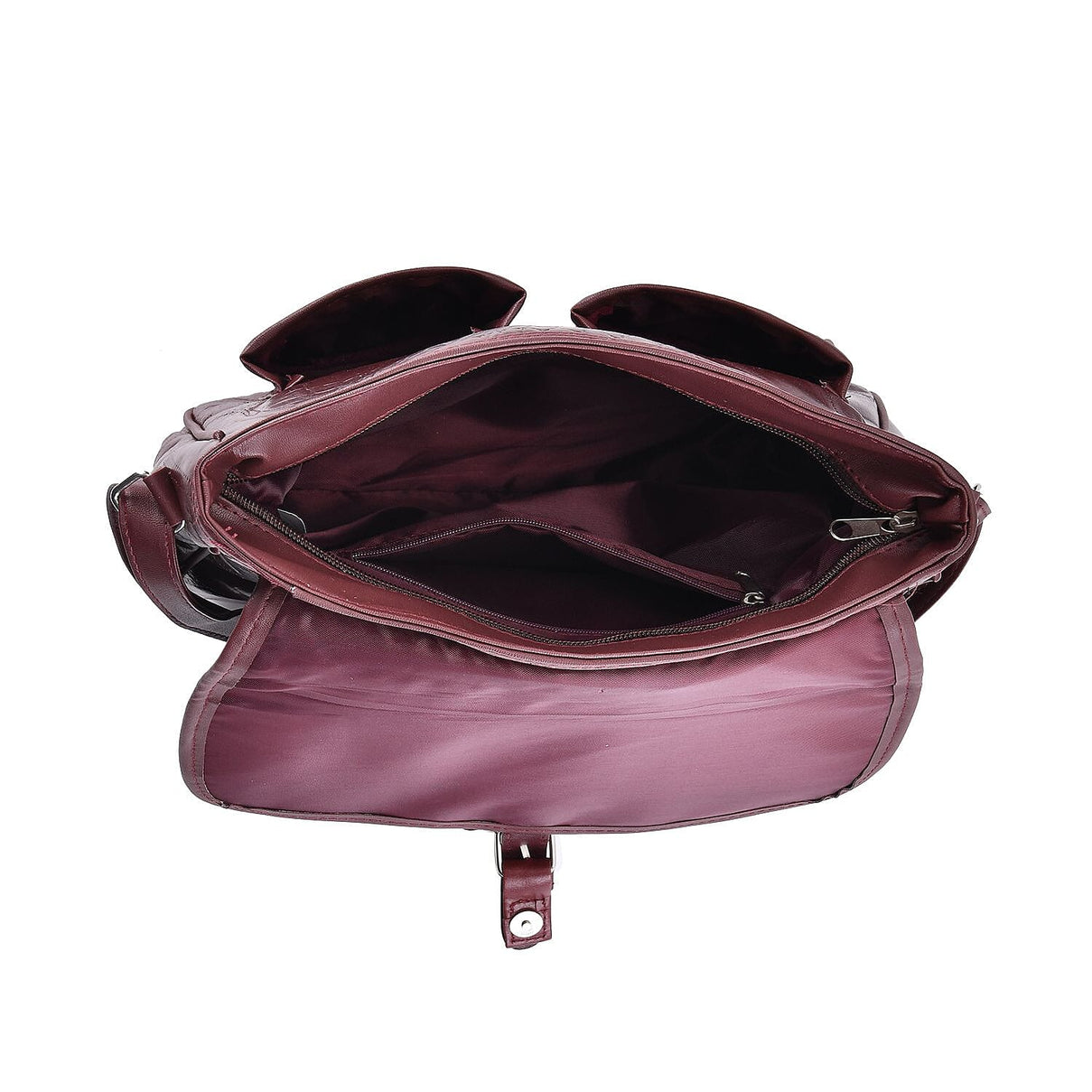 Closeout Deal - Multi-Pocket Genuine Leather Crossbody Bag 7748919 2