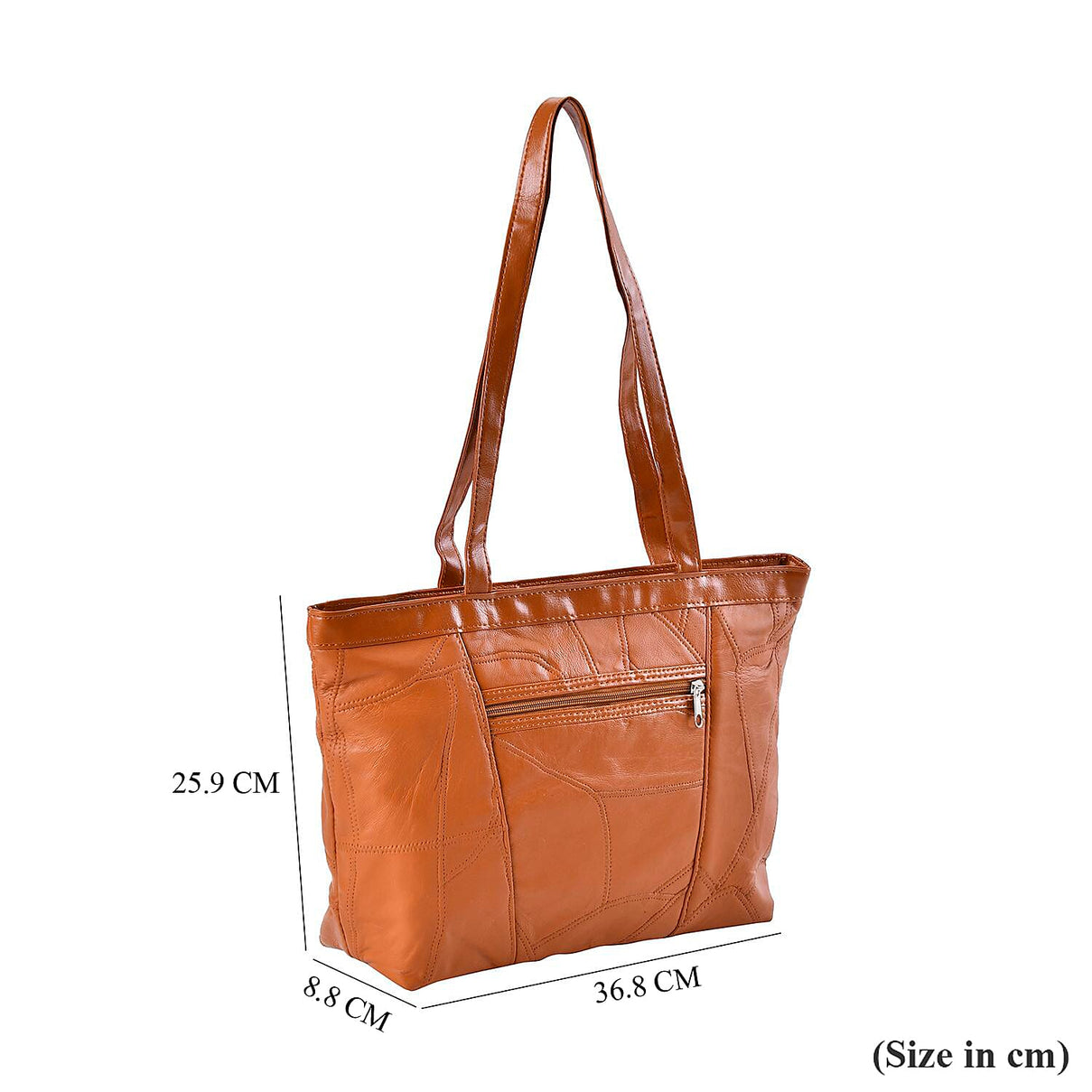 100% Genuine Leather Patchwork Shoulder Bag 7748700 5