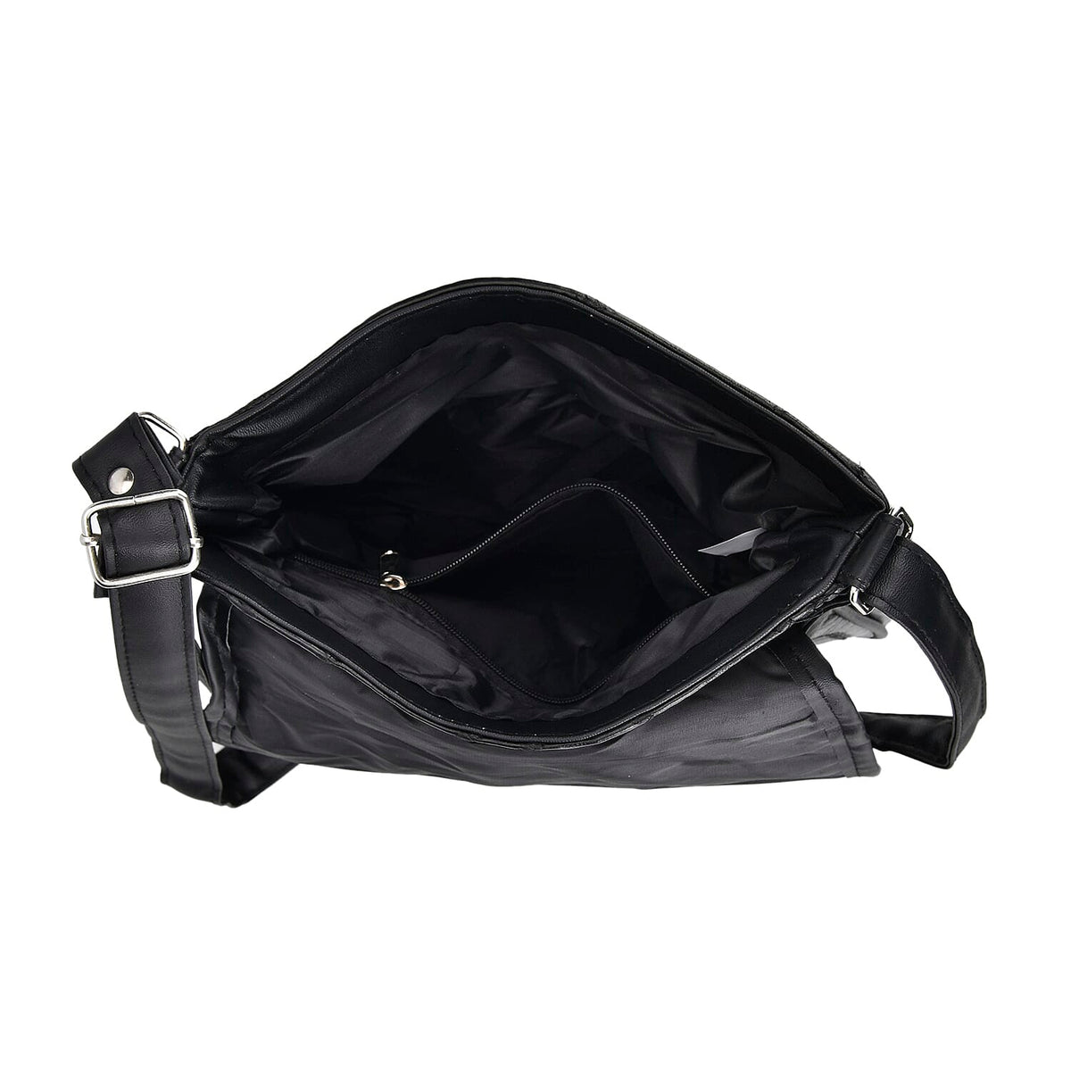 100% Patchwork Leather Solid Crossbody Bag 7746275 3