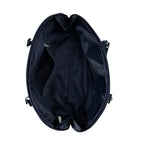 One Time Closeout - 100% Genuine Leather Solid Shoulder Bag (Size 38x27x10 cm) - Blue