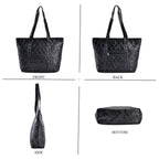 Closeout Deal - Genuine Leather Tote Bag (Size 40x30x10 cm) - Black