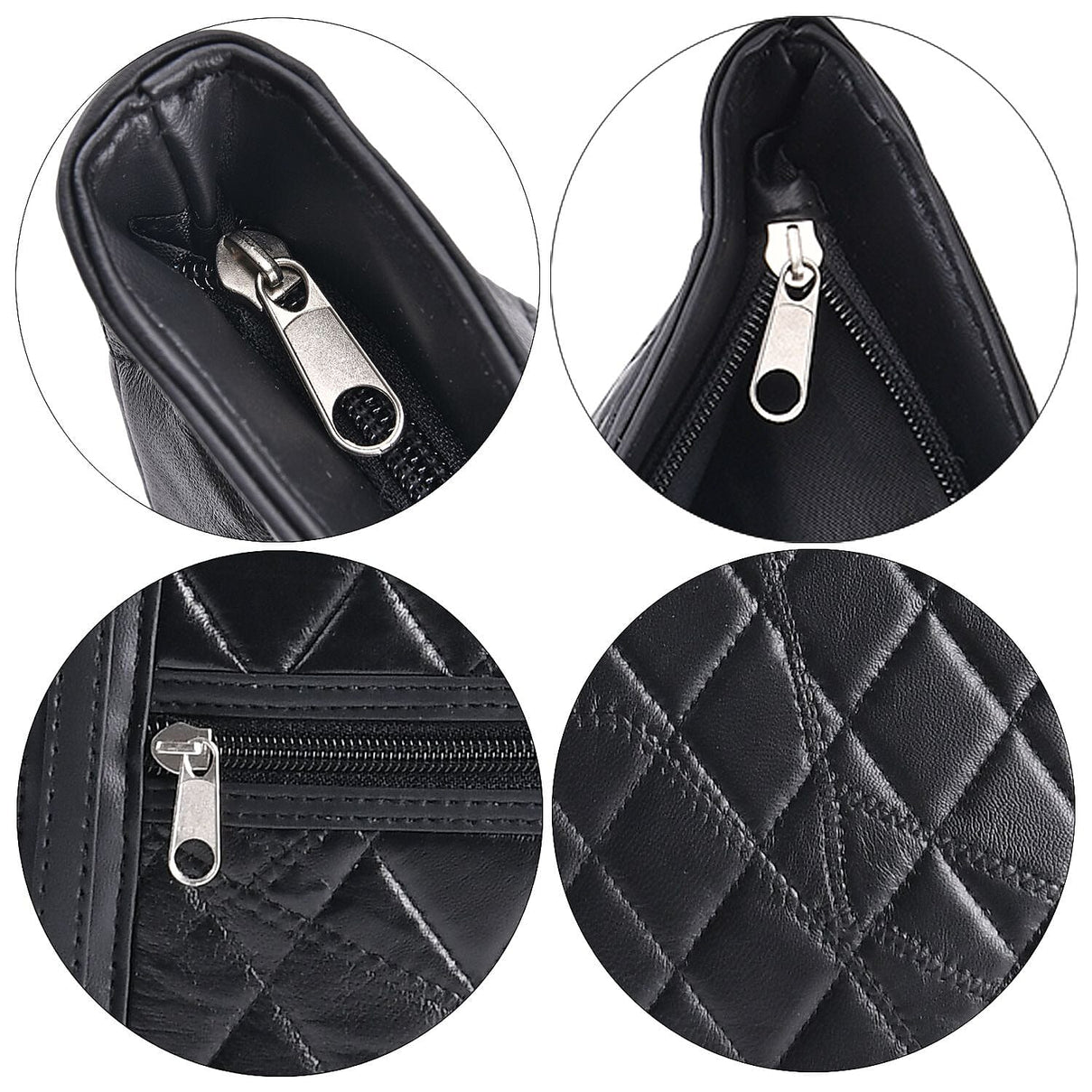 Closeout Deal - Genuine Leather Patchwork Tote Bag 7748783 4