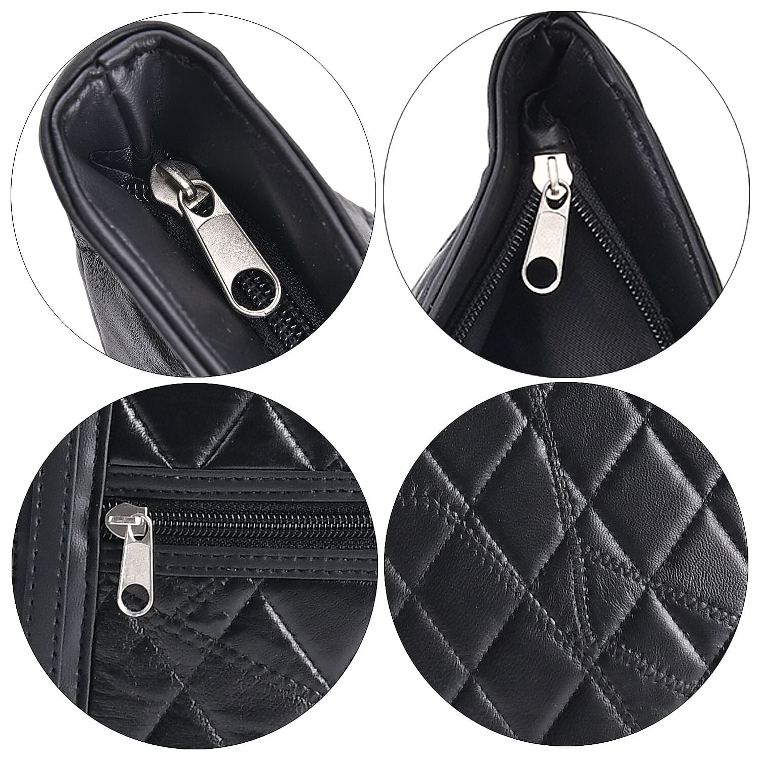 Closeout Deal - Genuine Leather Patchwork Tote Bag 7748783 4