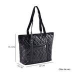 Closeout Deal - Genuine Leather Tote Bag (Size 40x30x10 cm) - Black