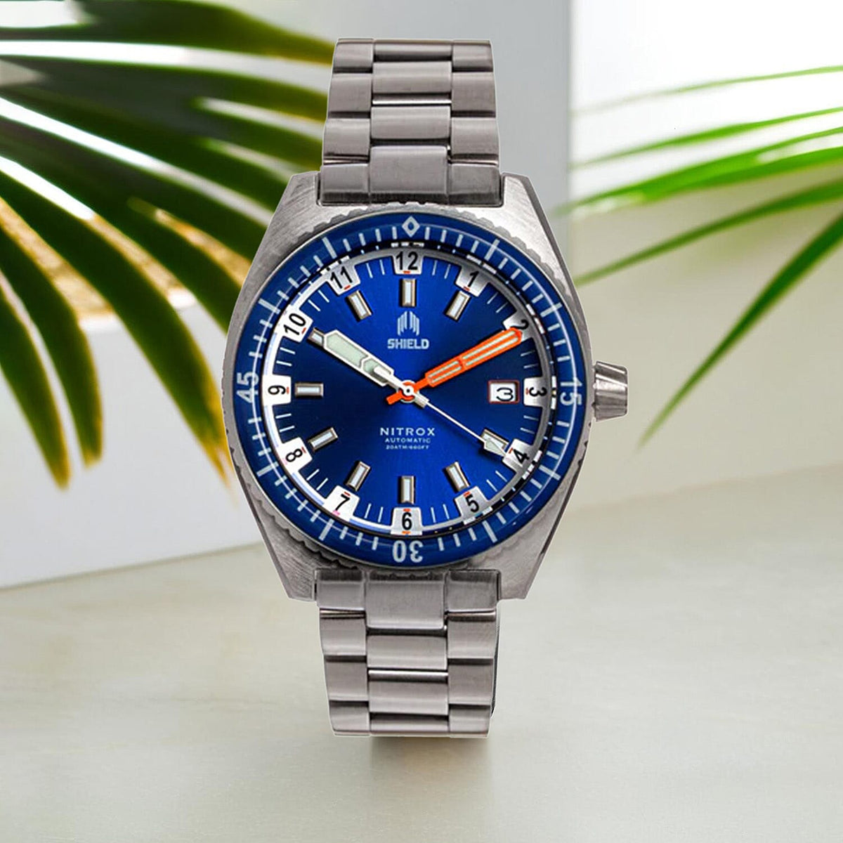 Shield Nitrox Bracelet Automatic Movement Watch w/Date 7862535 2