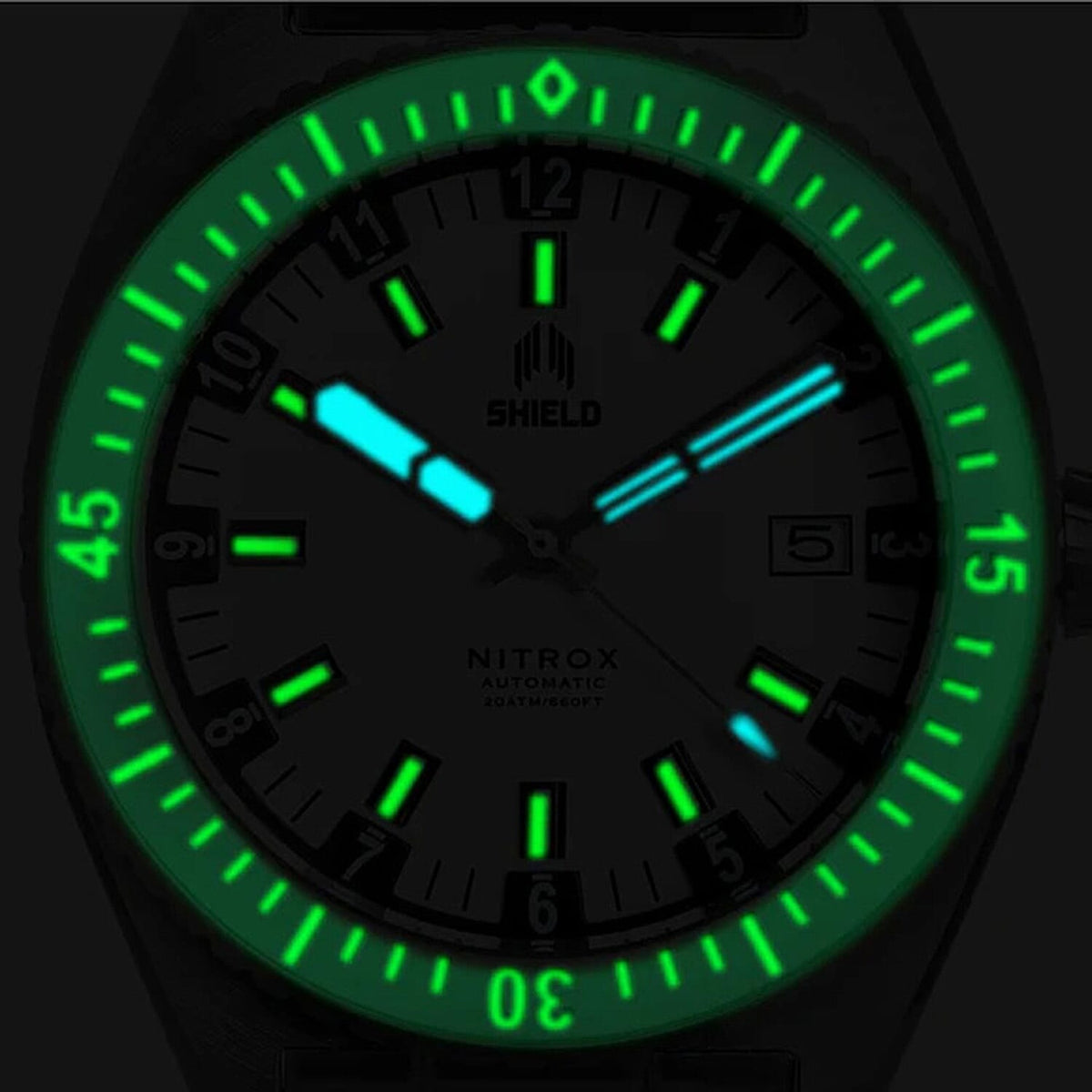 Shield Nitrox Bracelet Automatic Movement Watch w/Date 7862535 4