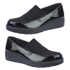 Shoertee Comfort Ladies Shoe (Size 4) - Black