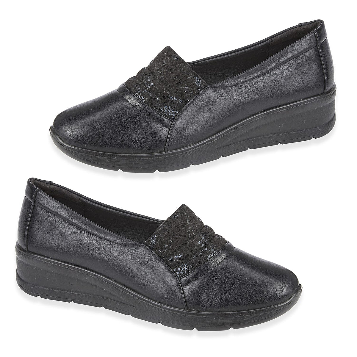 Shoertee Comfort Ladies Shoe (Size - 6) - Black V32635745 0