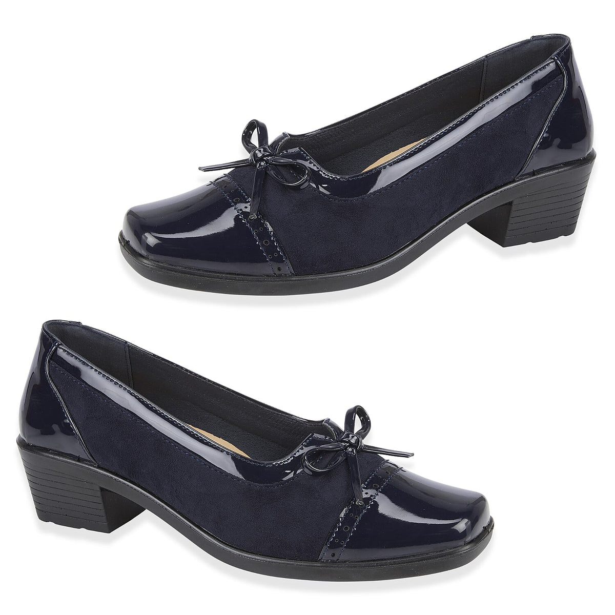 Shoertee Comfort Ladies Shoe (Size - 6) - Navy V32581039 0