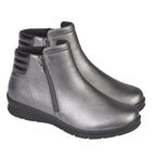 Shoetree Ladies ZENA Comfort Ankle Boots (Size 6) - Pewter
