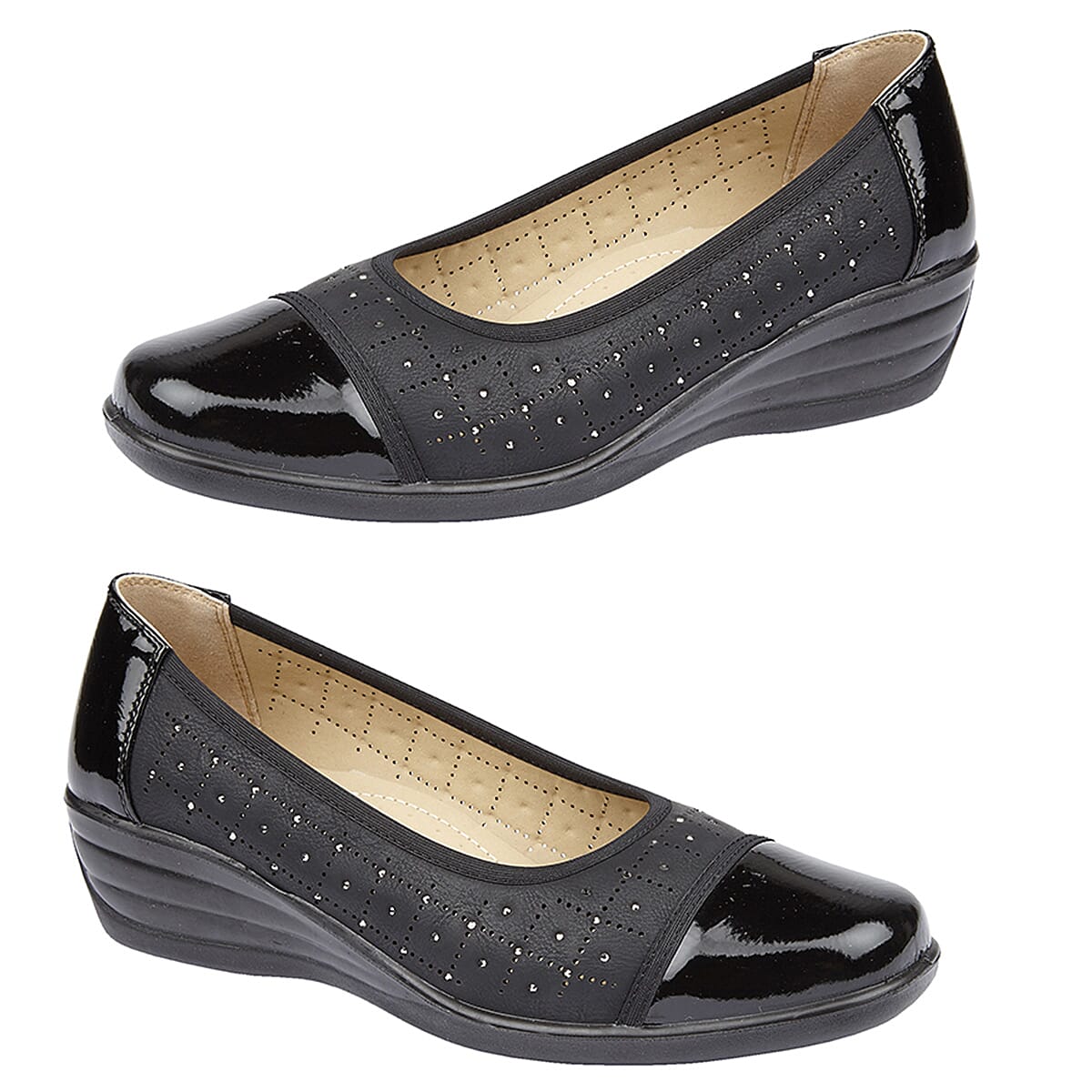 Shoertee Comfort Ladies Shoe (Size 7) - Black 7810920 0