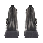 Shoes By Emma Lapari Cleated Sole Ankle Chelsea Boots (Size 5) - Black