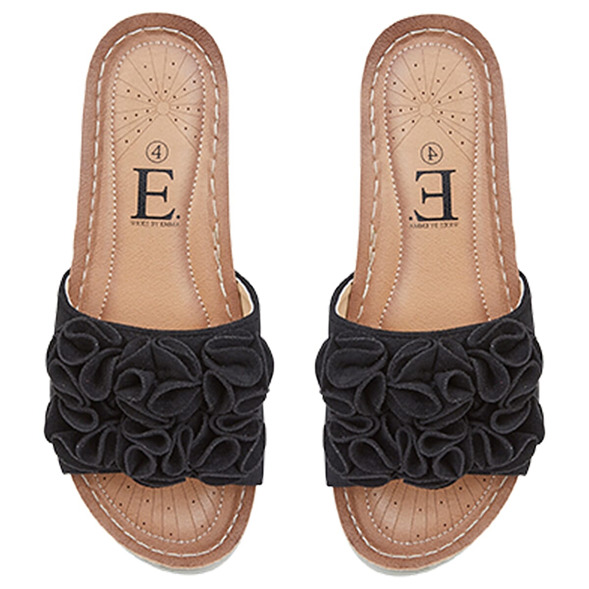 Shoes by Emma Ladies Sandal (Size 4) - Black 7810886 0