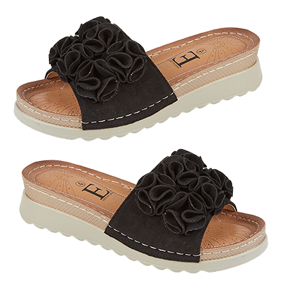 Shoes by Emma Ladies Sandal (Size 4) - Black 7810886 1