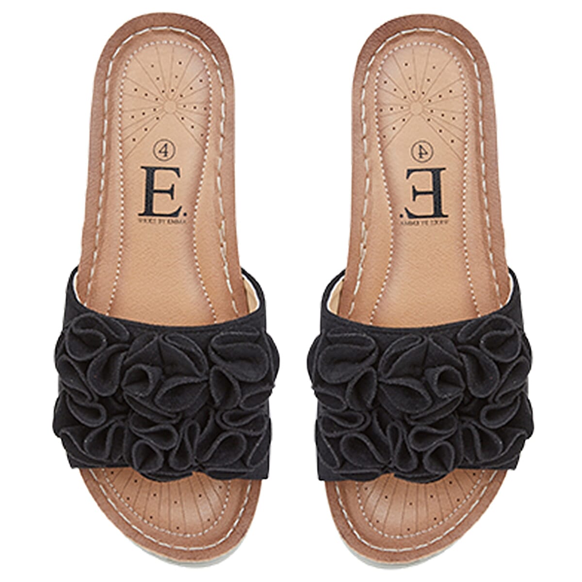 Shoes by Emma Ladies Sandal (Size 4) - Black 7810886 2