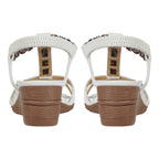 Shoes by Emma Ladies Sandal (Size 4) - White