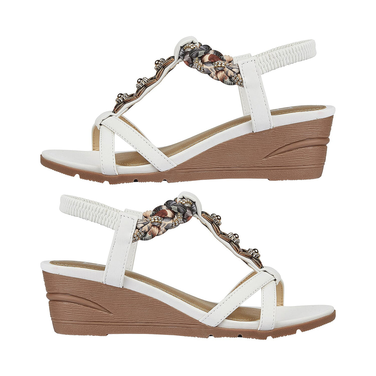 Shoes by Emma Ladies Sandal (Size 4) - White 7816813 2