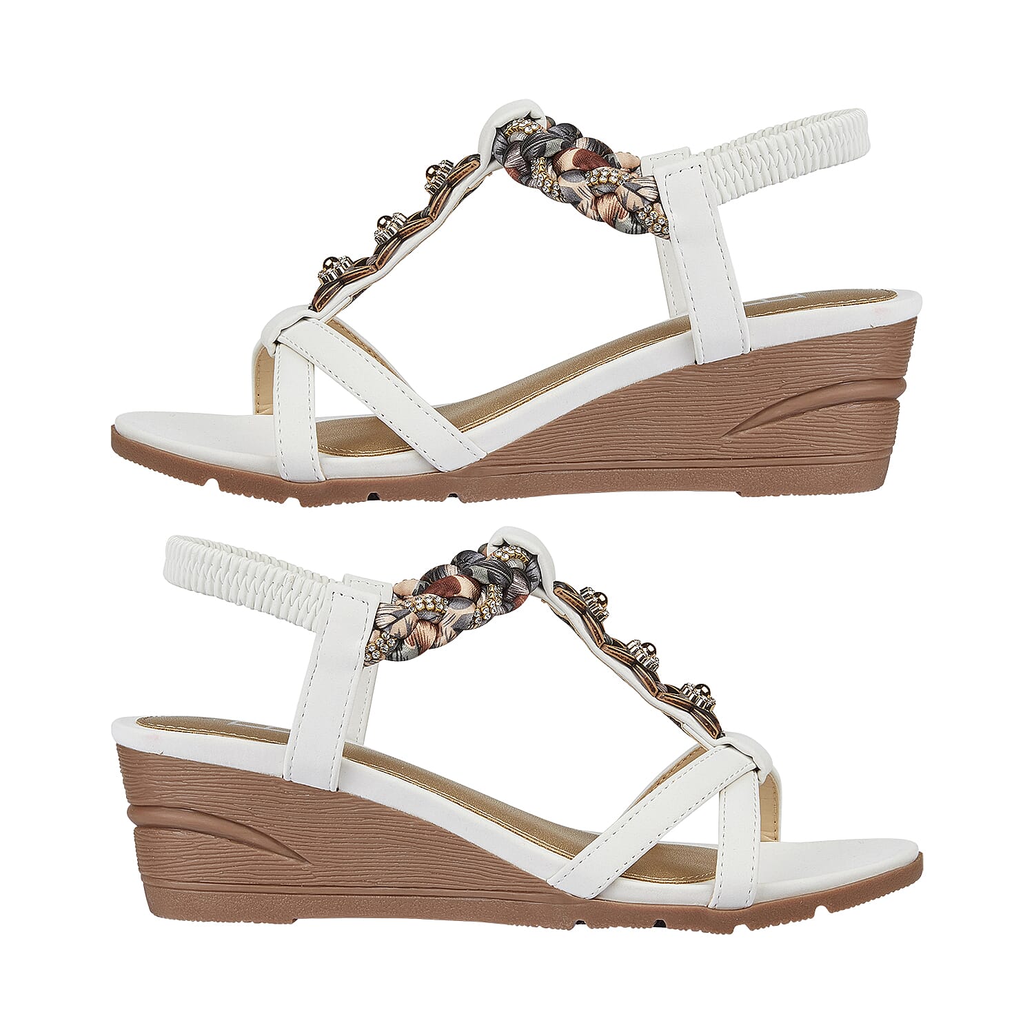 Shoes by Emma Ladies Sandal (Size 4) - White 7816813 2