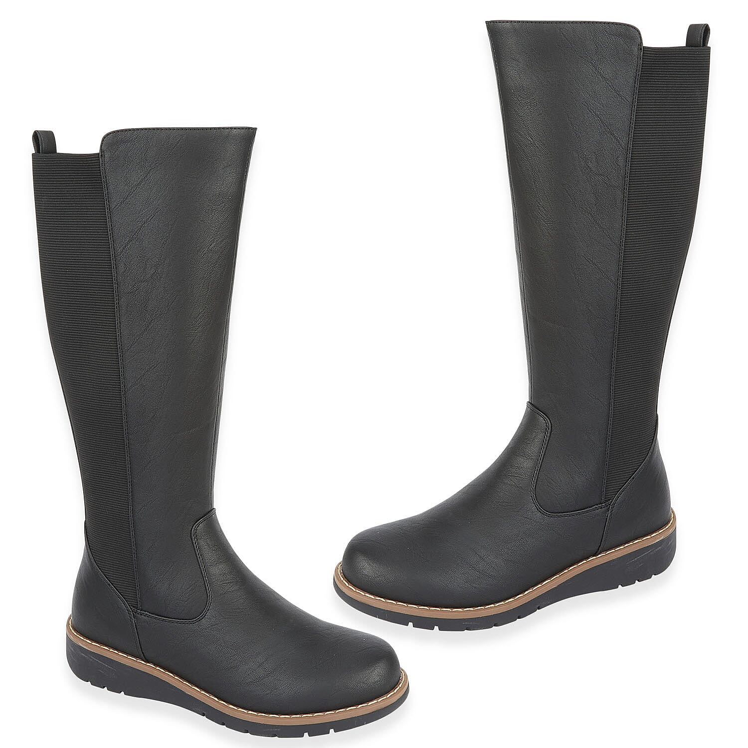 SHOES BY EMMA Ladies Black Long Leg Boot LISA (Size 4) 7967069 0
