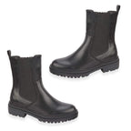 Shoes By Emma Gabrielle Ladies Chunky Lug Sole Chelsea Boots (Size 4) - Black