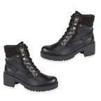 Emma Zoffany Ladies Lace Up Ankle Boots (Size 4) - Black