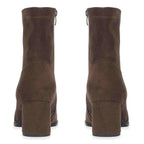 Emma Chloe Ladies Block Heel Ankle Boots (Size 6) - Brown