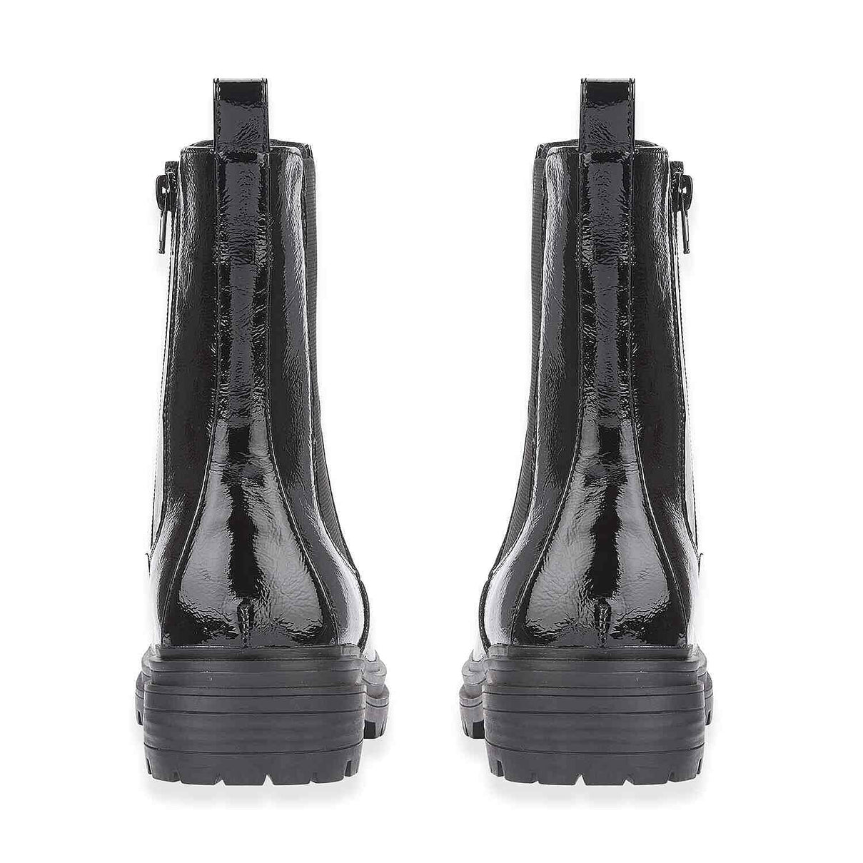 Shoes By Emma Gabrielle Ladies Chunky Lug Sole Chelsea Boots (Size 4) - Black 7988636 2