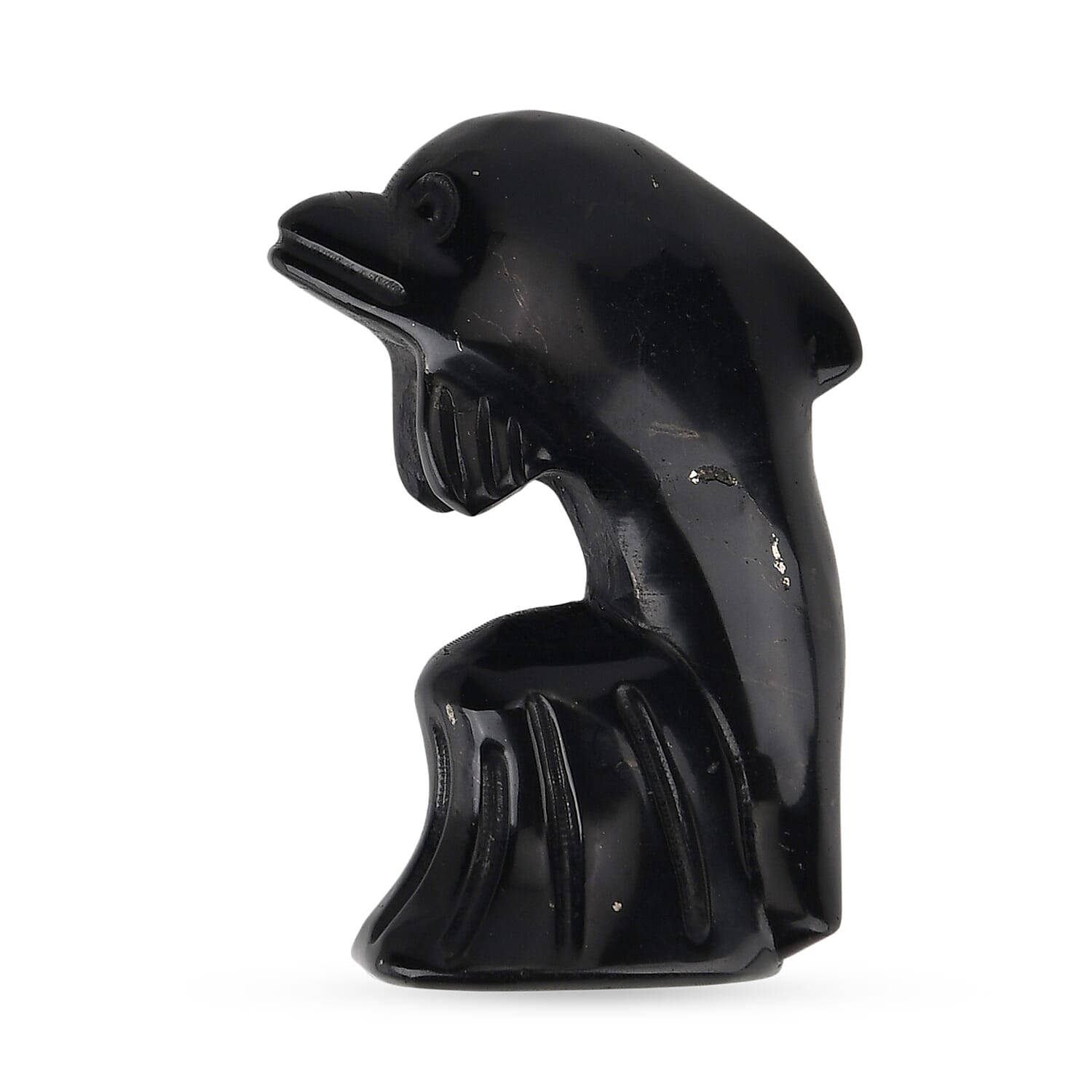 Natural Shungite Dolphin Carving 548.00Ct 8430222 0