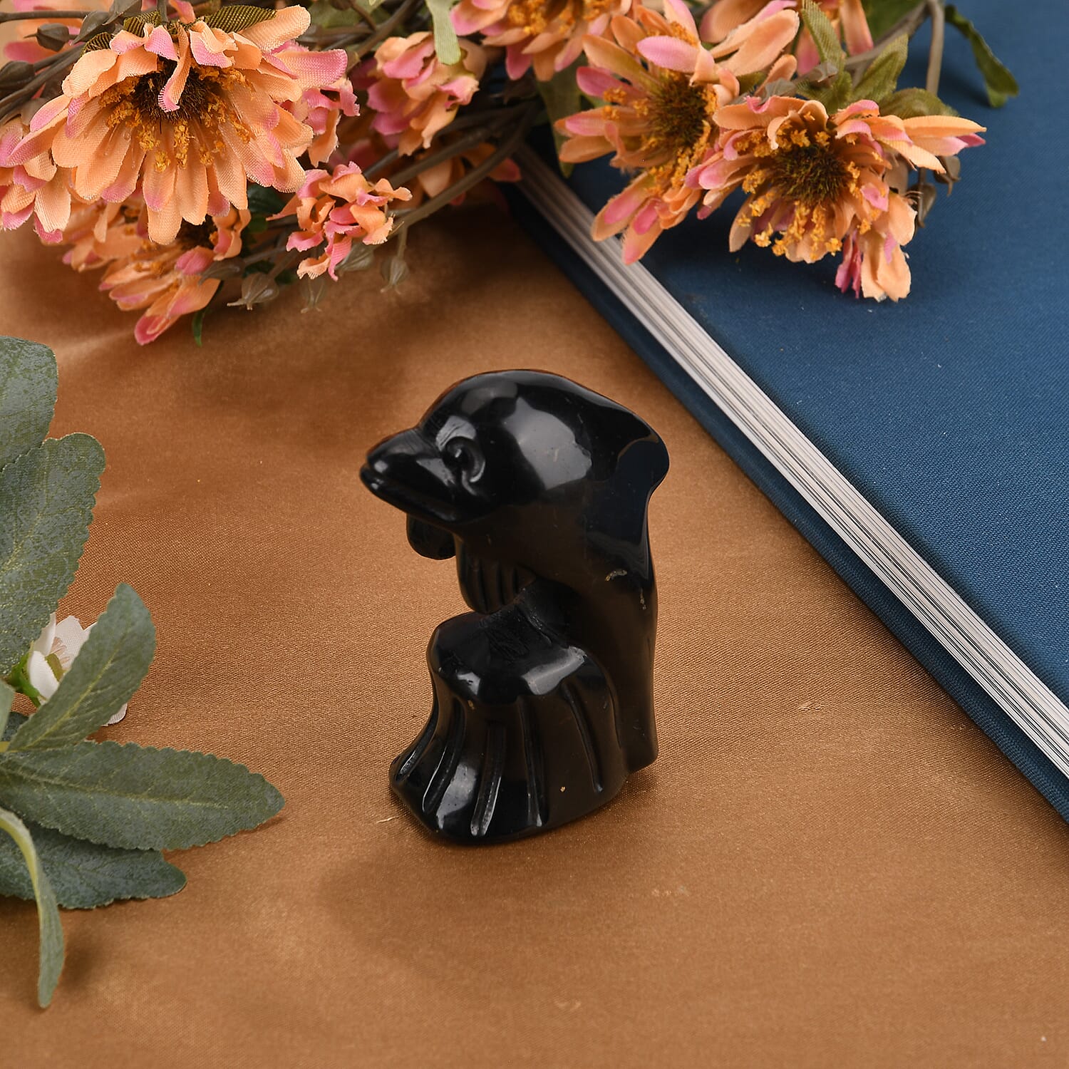 Natural Shungite Dolphin Carving 548.00Ct 8430222 2