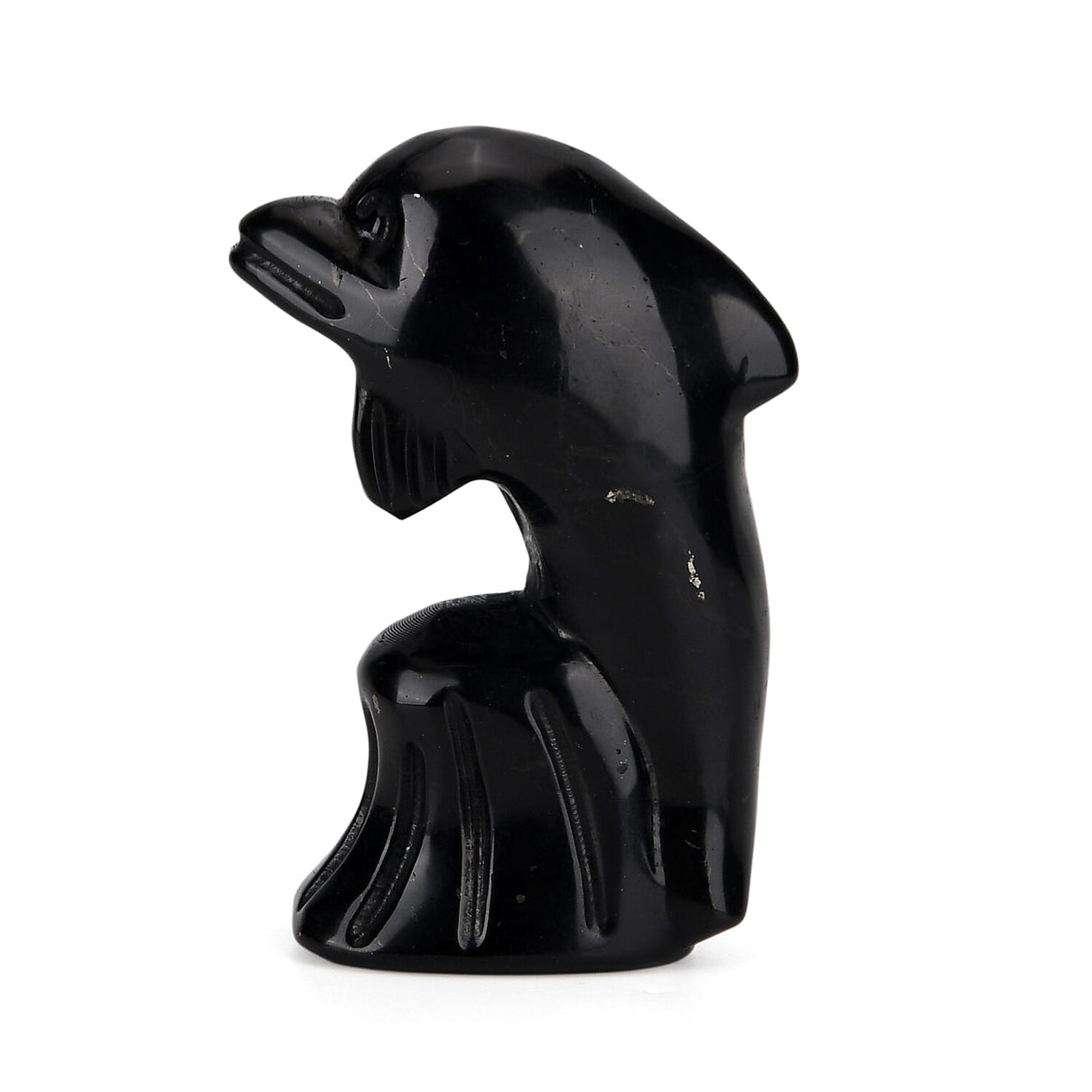 Natural Shungite Dolphin Carving 548.00Ct 8430222 4